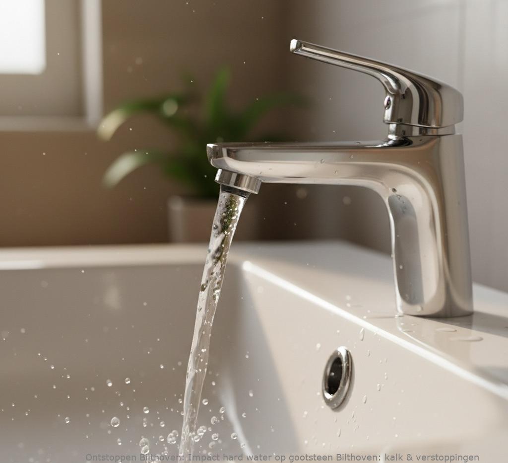 Impact hard water op gootsteen Bilthoven: kalk & verstoppingen
