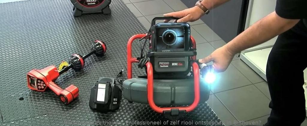 Professioneel of zelf riool ontstoppen in Bilthoven?